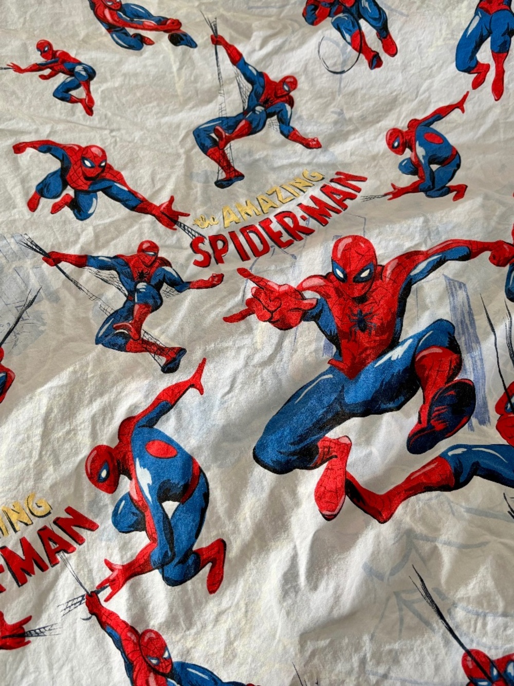 Pottery Barn Kids Spiderman Twin Sheet Set